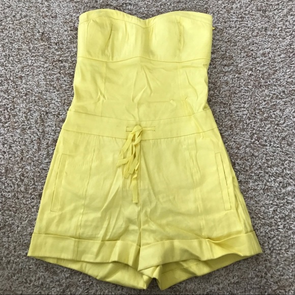 bebe Pants - Yellow Bebe romper